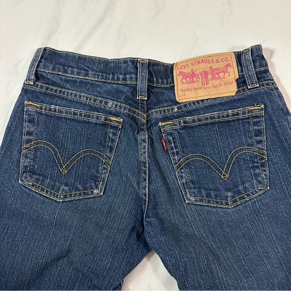 Levi’s Super Low Bootcut Darkwash Jeans - Picture 3 of 6